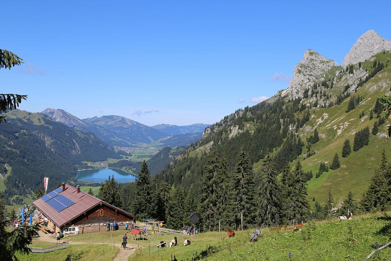 Pension Kreuzeck - Dein Gluecksplatz Am Lech ヴァイセンバッハ・アム・レッヒ エクステリア 写真